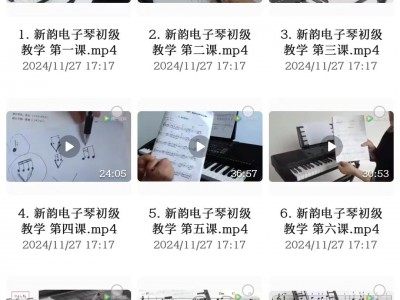 花888买来的乐器教学(包括古筝,电子琴,钢琴)